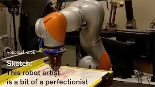 Sketch, an Artistic Robot from Stanford's Experimental Robotics Class
