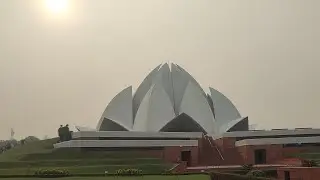 LOTUS TEMPLE  - The white beauty of Delhi #shortvideo #delhitouristattraction #temple