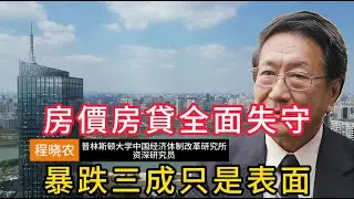 【程晓农重磅警告】房价房贷全面失守，暴跌三成只是表面，这场危机不再是简单的经济下行，而是由房地产泡沫、房贷违约、地方债务失控、银行体系承压共同引爆的系统性崩塌。#房价下跌 #房贷危机 #中产危机