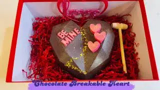 Chocolate Breakable Heart | Easy smash heart tutorial |Valentine Gift Idea #ghirardelli #chocolate