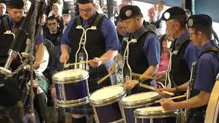 Tweedvale Pipe Band Grade 3.Sanquhar Pipe Band Competition 2024