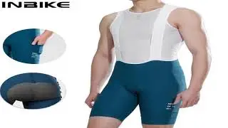 #INBIKE Summer Cycling Bib Shorts 3D Padded Men's MTB Bike Shorts Pants Man Road Cycling Pants Bicy
