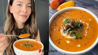 Red Pepper Soup Recipe | Simple and Delish by Canan