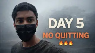 DAY 5 | WINTER GRIND ❄️ | Calisthenics + Running in Cold Fog | No Excuses
