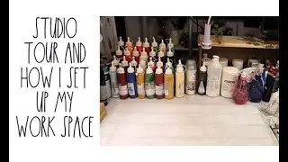 Studio tour 2020 and how I set up my workspace for creating