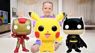 Our Pikachu Escaped! Catch All Pop Toy Superheroes