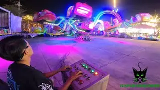 POLYP Ride Operator POV at Wat Krok Krak Temple Funfair Samut Sakhon 2025 🇹🇭