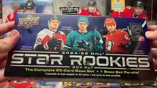 Opening the 24/25 Upper Deck Star Rookies Box Set