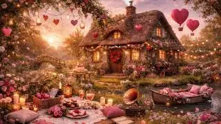 &ldquo;Romantic Cottage Garden Ambience 🌸 Love & Cozy Evening for Relax & Sleep&rdquo;