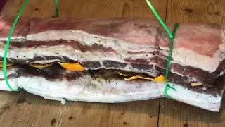 Pancetta al mandarino