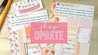 Etsy Shop Update // Reformats, October Release, & New Weekly Kits and Addons!