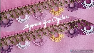 432.model Yazma uzerine yapılan cok güzel cıtıpıtı kolay ve gösterişli iğne oyası modeli