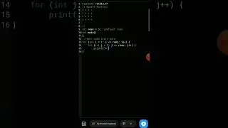 Square Start Pattern using C language | Pattern Printing Programs