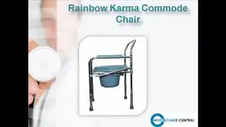 commode wheelchair for sale, Rainbow karma commode chair - Wheelchaircentral