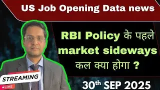 RBI october 2025 Monetary Policy tomorrow|RBI policy impact on markets|Nifty|Banknifty|Globalmarkets