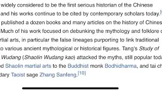 Wing Chun today is based on Folklore and magic. It is a dead trap.