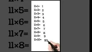 11 table tricks😮||#short#mathtricks  #maths #viral