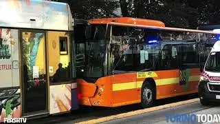 INCIDENTE TRA AUTOBUS E TRAM A TORINO: CI SONO FERITI