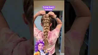 Rumi&rsquo;s Hair from K-Pop Demon Hunters 💜 First Attempt Hair Tutorial