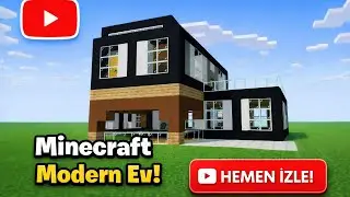 Eğitici/Nasıl Yapılır: Minecraft Modern Ev Yapımı | 10 Dakikada Lüks Villa Tasarımı!