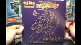 Pokemon Black & White Plasma Blast Elite Trainer Box Opening