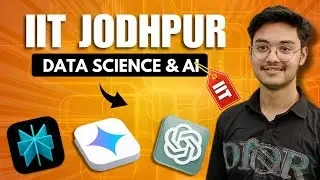 IIT Jodhpur Online Degree | Bsc in Data science & AI | Admission Process