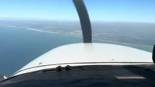 In a holding patten over the Gulf of Mexico, RNAV Runway 05 at Naples Airport (KAPF), FL