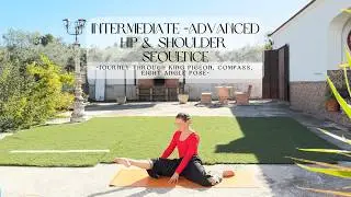 8-Minute Advanced Hip Mobility Flow | Bound Pigeon, Compass & Astavakrasana (music)