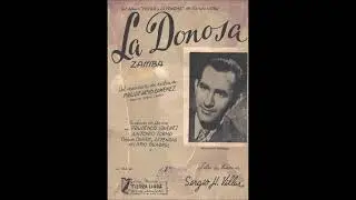 LA DONOSA - ZAMBA - SERGIO VILLAR - 1944