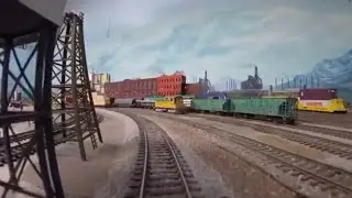 Train engineer&rsquo;s view of AEWRR Vol 3 #modeltrains #cockpitview #gopro #modeltrainlayout #AEWRR