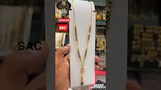 2023 Latest 1 Gram Gold Mangalsutra Design #shorts #jewelry