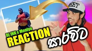 DJ JNK x Moniyo - Sarawita ( Official Music Video ) (PeppaMonkey ) SRI LANKA REACTION !!!
