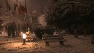 Canon HG20 Winter Night Footage Suceava HD