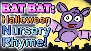 Bat 🦇 Bat Come Under My HAT 🎩  A Halloween Nursery Rhyme for PreSchool Kids | Cool School