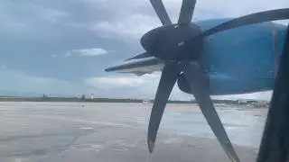 Bahamasair ATR 72-600 landing in Freeport