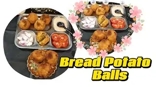 Bread Potato Balls by @DesiDelights-1 in Desi style #desifoodblog 