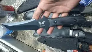Tactical Warhawk Fixed Blade Knife Survival Rescue Tools Hunting Knives Hunting Outdoor Tool