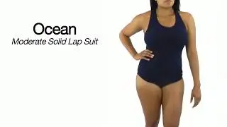 Ocean by Dolfin AquaShape Moderate Solid Lap Suit | SwimOutlet.com