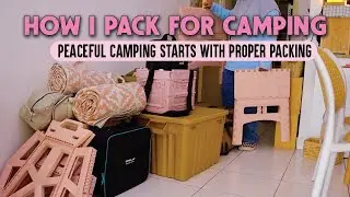 How I Pack For Camping | Proper Packing Camping Checklist  | Food Prep | Packing Pindah Rumah 🏕️🤣