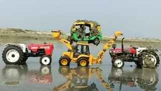 New gadi wala cartoon video | new toys collect Doll tractor jcb crain 390 dollar investment total#8k