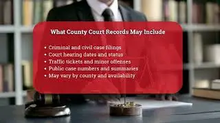 How To Find County Court Records