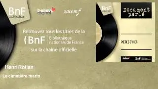 Henri Rollan - Le cimeti&egrave;re marin