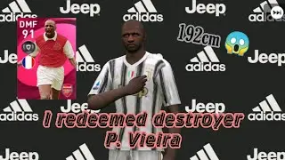 I REDEEMED P. VIEIRA DESTROYER PLAYING STYLE Iconic moment - Trick | eFootball PES 2021 Mobile |Best