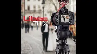 New LIbec TH X Video Fluid Head Tripod System   Drop In Manfrotto 501PL Plate Compatible