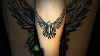 3D Eagle Tattoo, Best eagle tattoo designs on internet, world best tattoo artist in india #tattoo