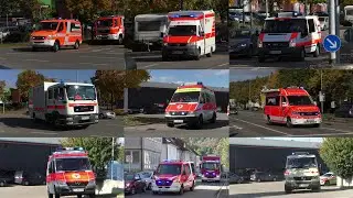 [Großübung Ursulabergtunnel 2025] FW & RD Kreis Reutlingen auf Einsatzfahrt