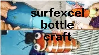 butterfly making video #surfexcel bottle art #craft #showpiece #wall hanging from waste material