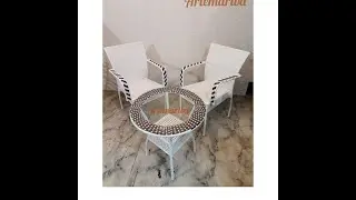 how to make beautiful chair - wicker garden chair - rattan waving chair