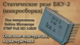 Микросборка, реле (электронный ключ) БКУ-2 и микроскоп Eakins Microscope 37MP Full HD 1080P