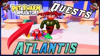 Unlocking the NEW Atlantis World In [QUESTS] Pet Swarm Simulator (Roblox)